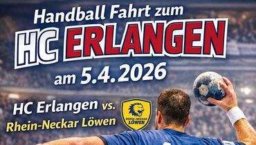 Die Handballabteilung des TuS Feuchtwangen fährt zum HC Erlangen